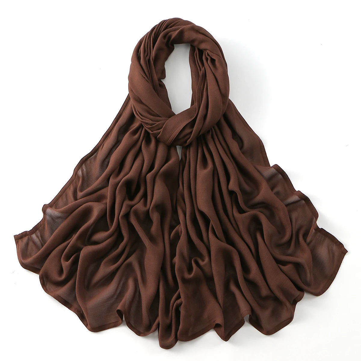 185*75cm Hijab Thin Plain Scarf