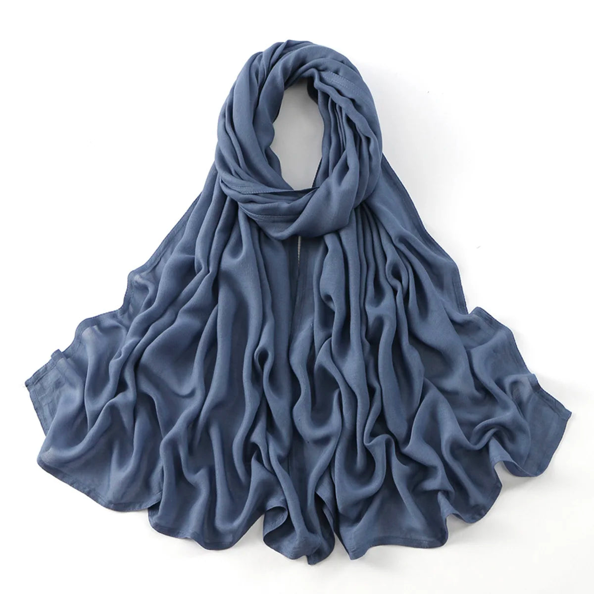 185*75cm Hijab Thin Plain Scarf