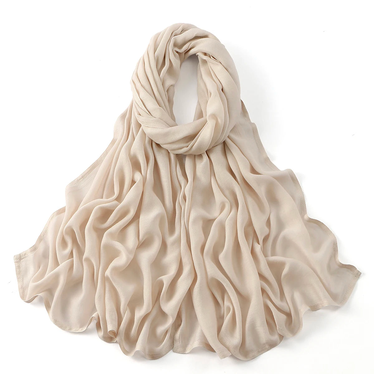 185*75cm Hijab Thin Plain Scarf