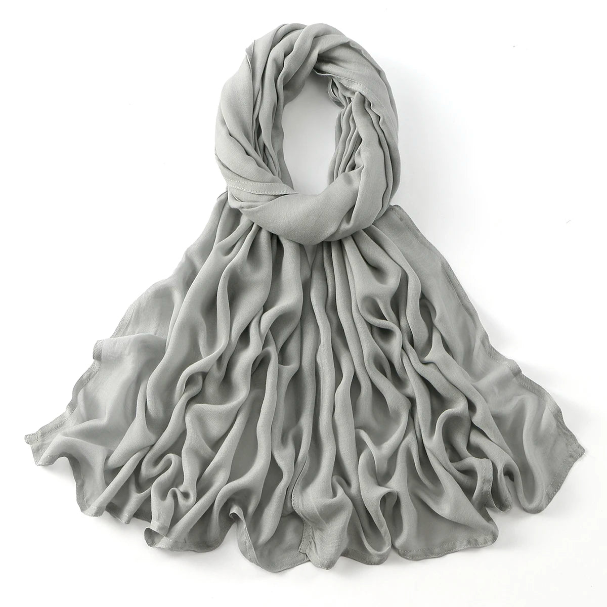 185*75cm Hijab Thin Plain Scarf