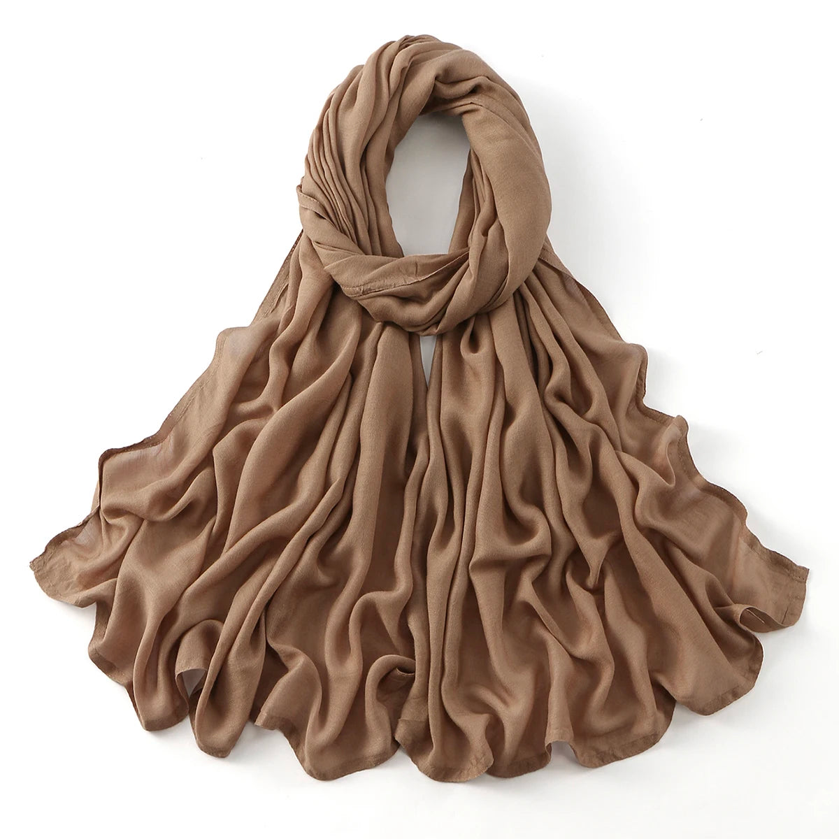 185*75cm Hijab Thin Plain Scarf
