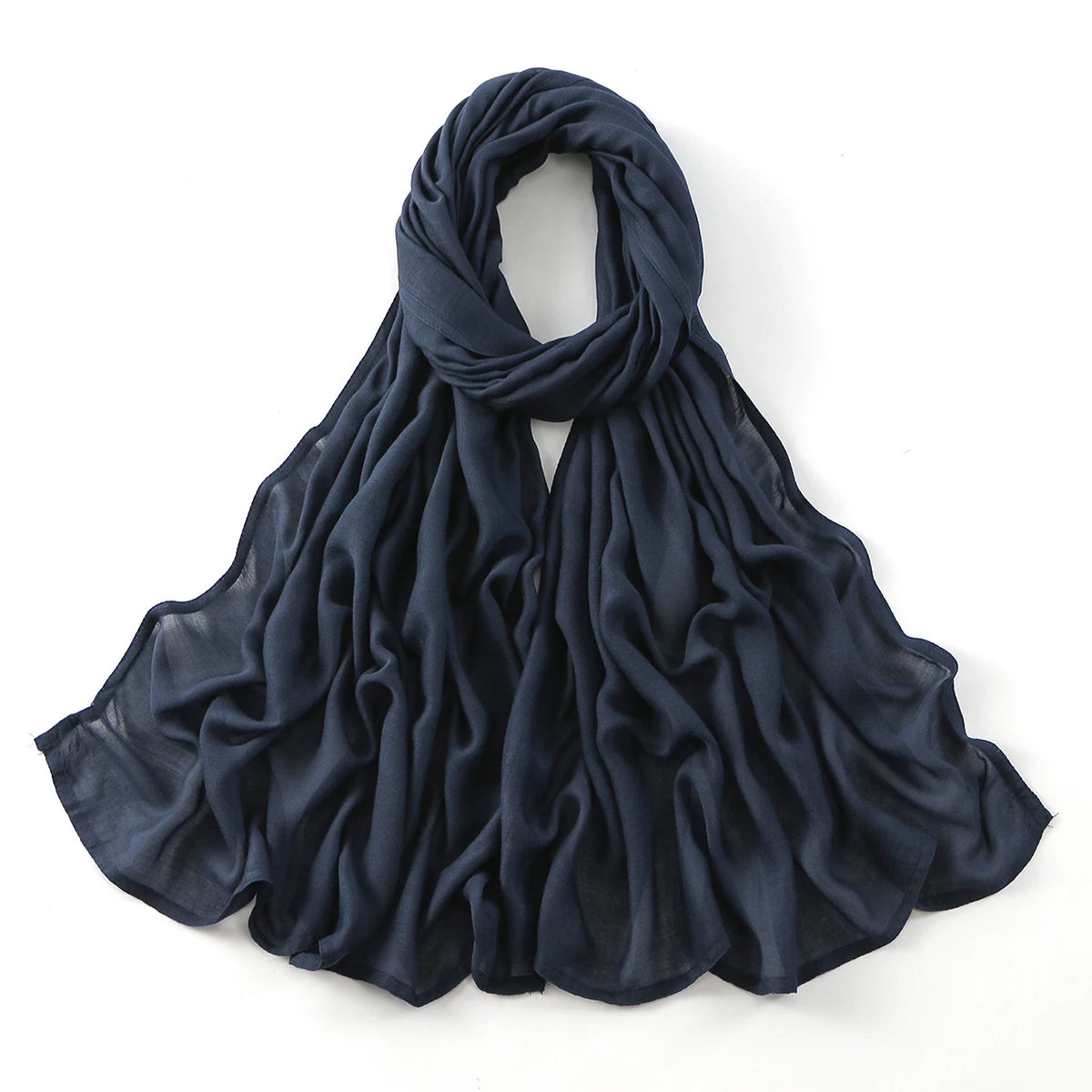 185*75cm Hijab Thin Plain Scarf