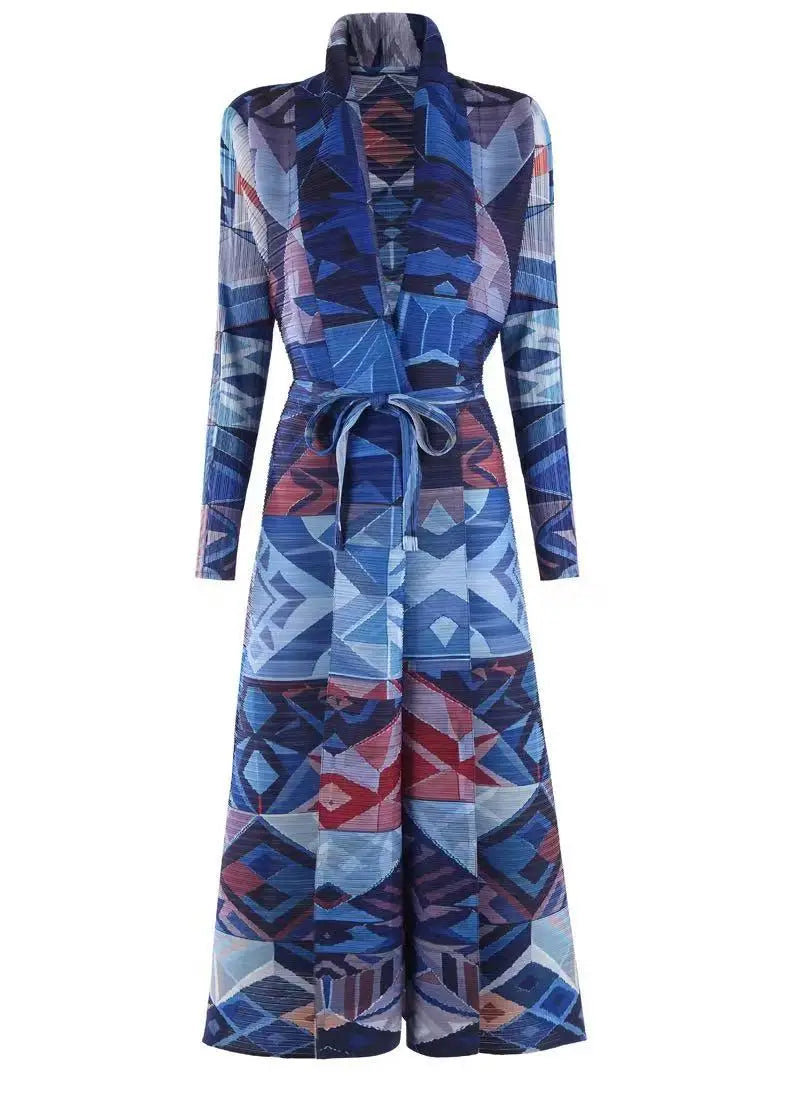 Printed Robe Kaftan Long Sleeve
