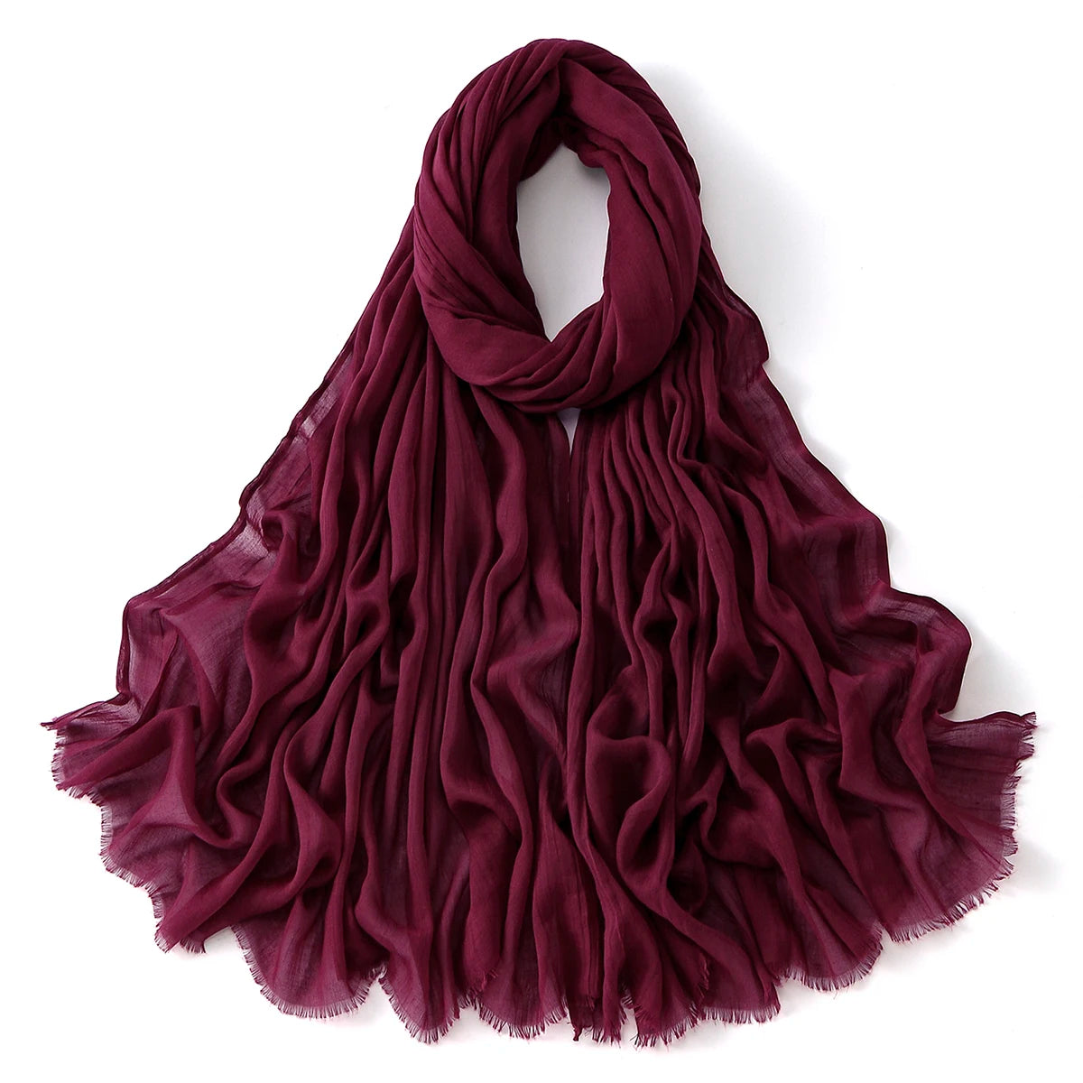 Cotton Rayon Hijab Solid Color