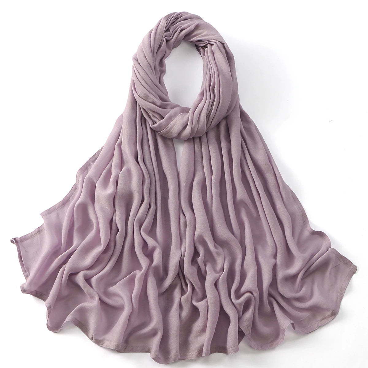 185*75cm Hijab Thin Plain Scarf