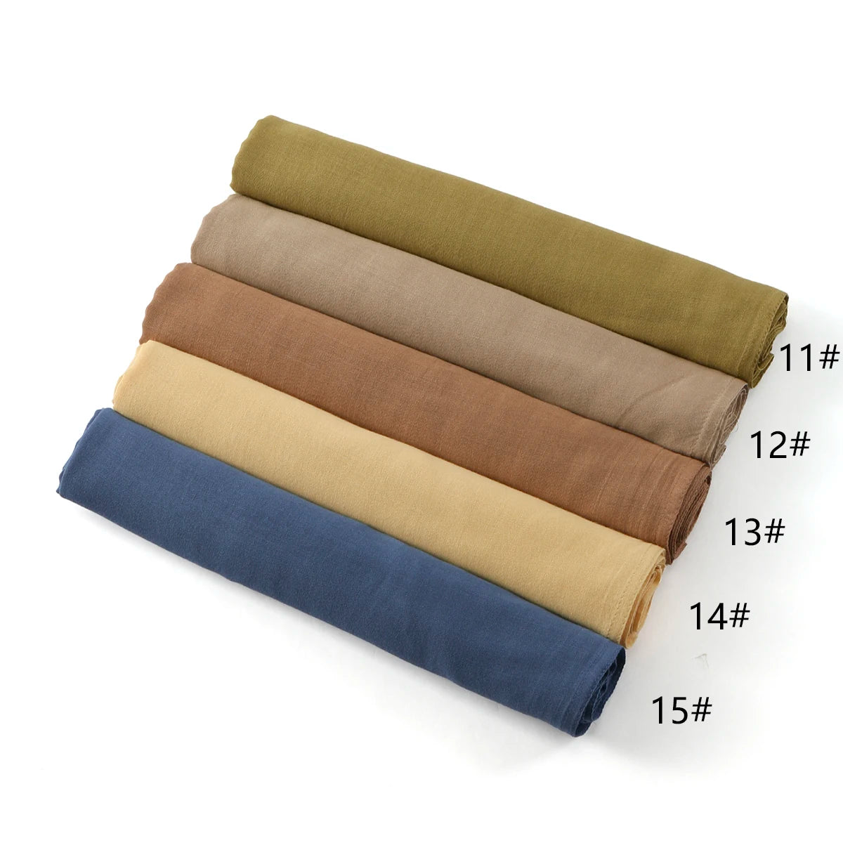 185*75cm Hijab Thin Plain Scarf