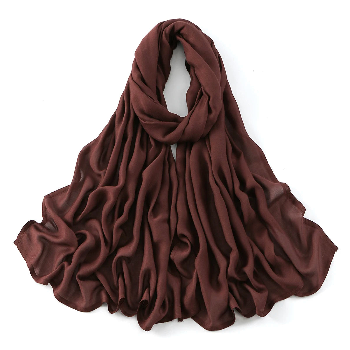 185*75cm Hijab Thin Plain Scarf