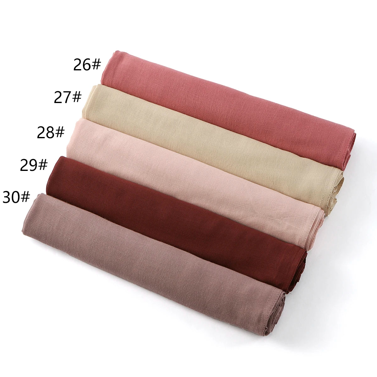 185*75cm Hijab Thin Plain Scarf