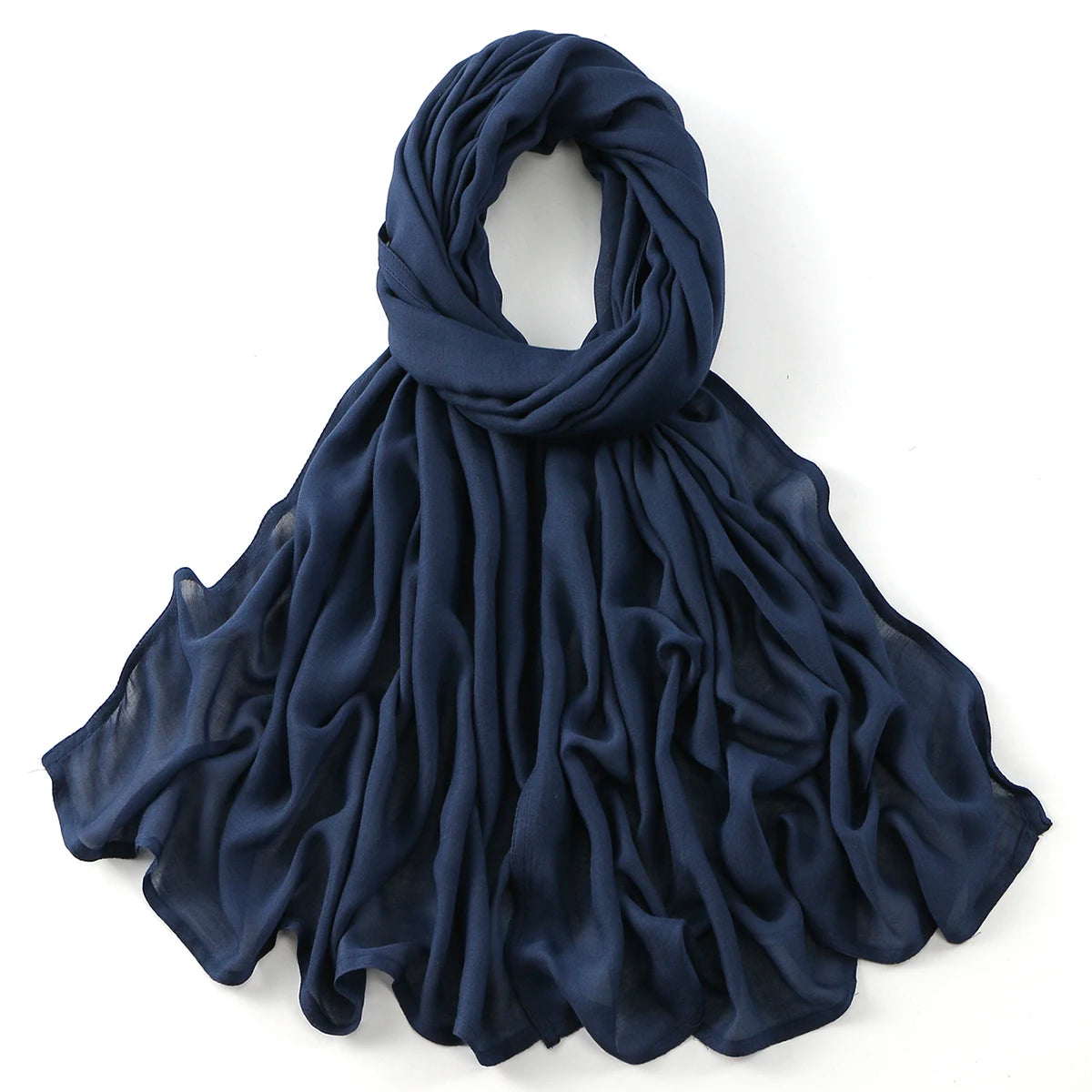 185*75cm Hijab Thin Plain Scarf