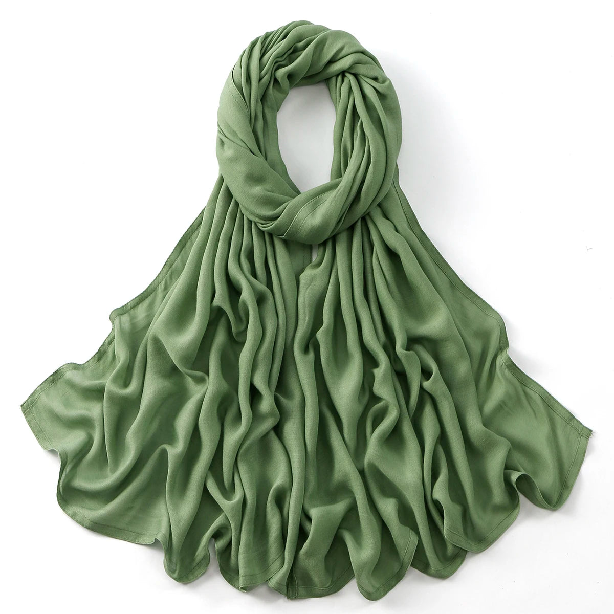 185*75cm Hijab Thin Plain Scarf