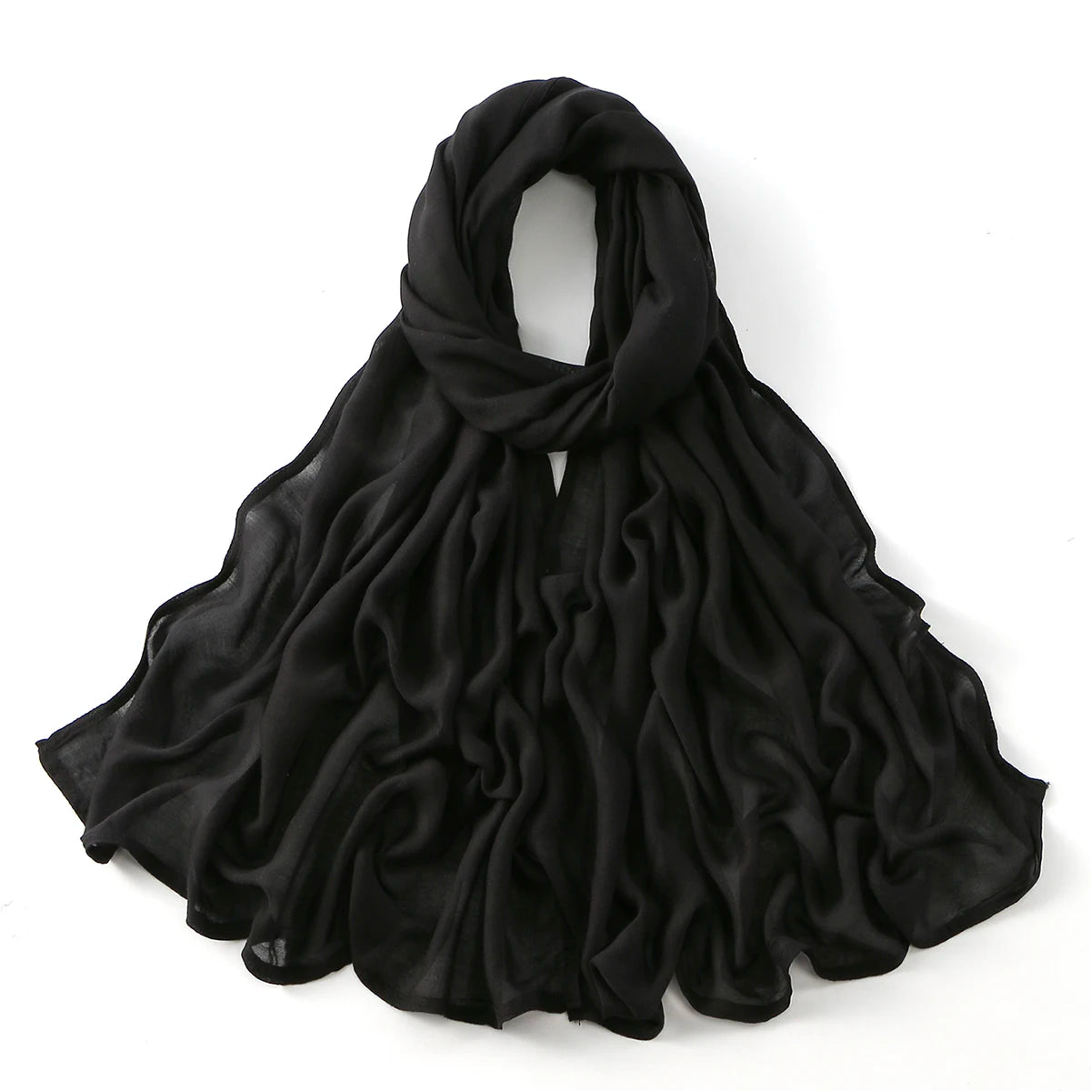 185*75cm Hijab Thin Plain Scarf