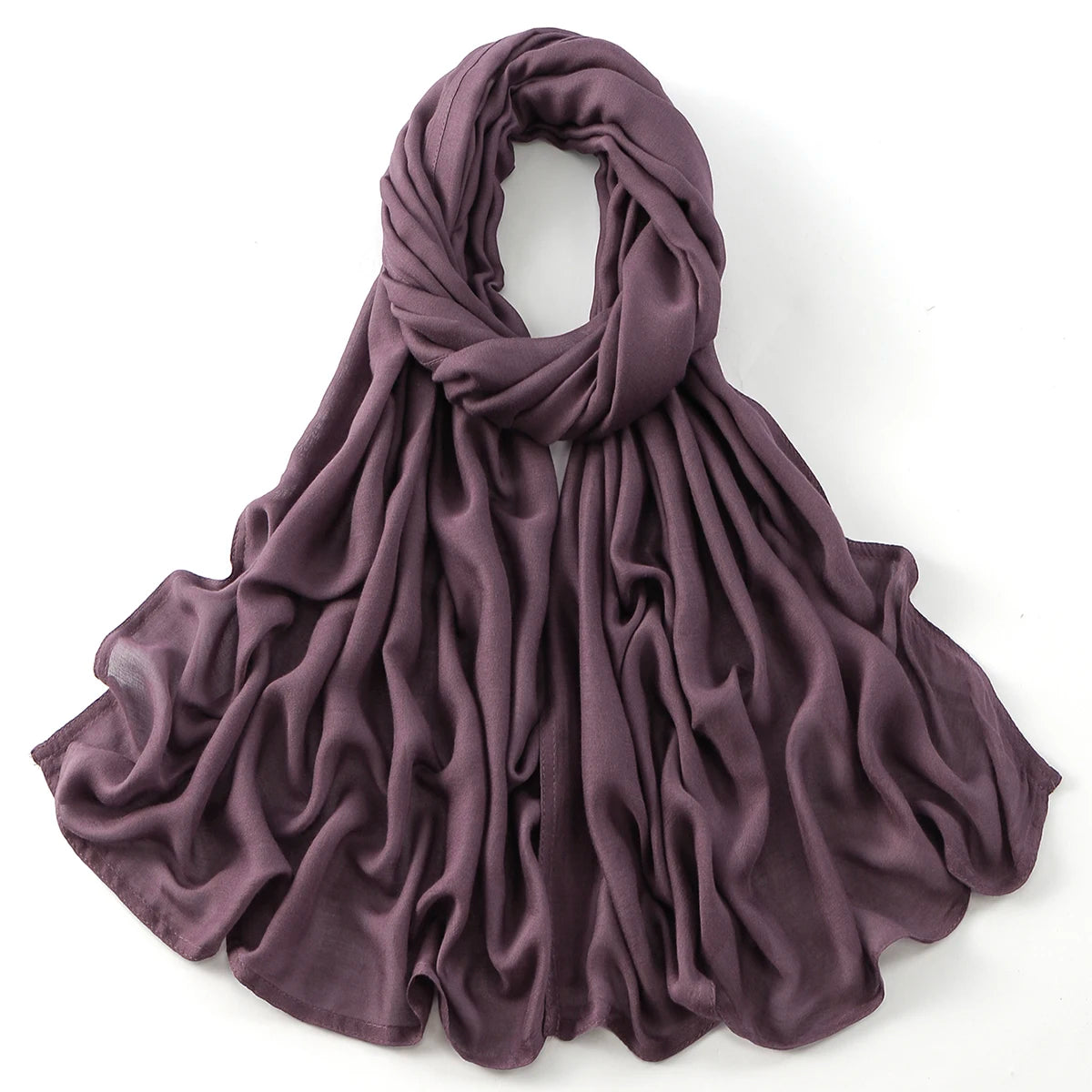 185*75cm Hijab Thin Plain Scarf