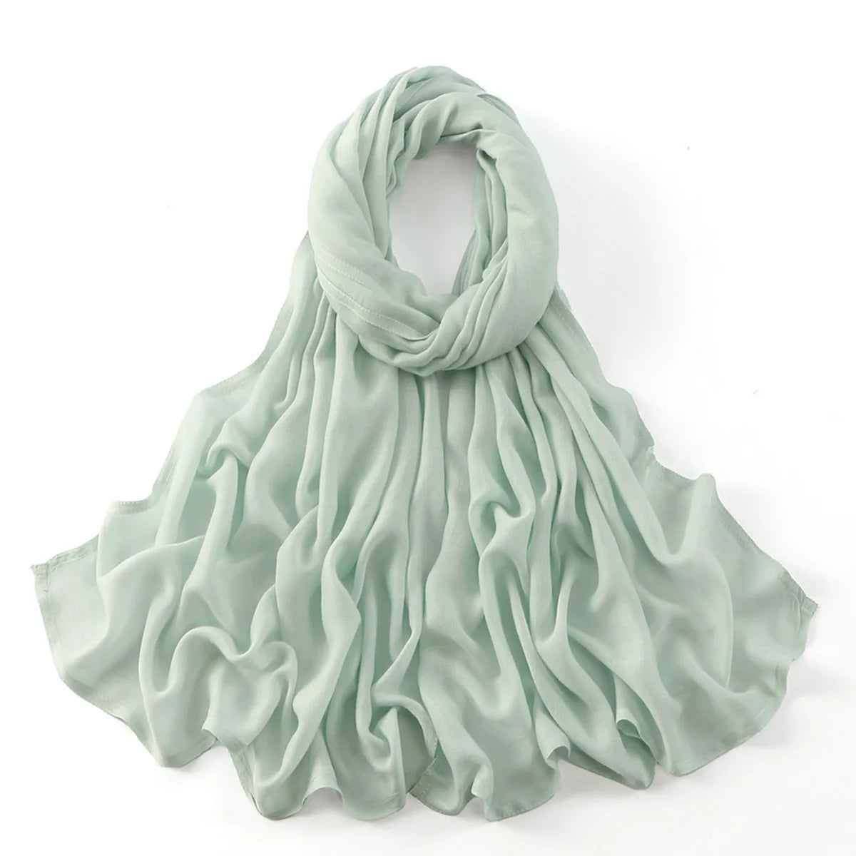 185*75cm Hijab Thin Plain Scarf