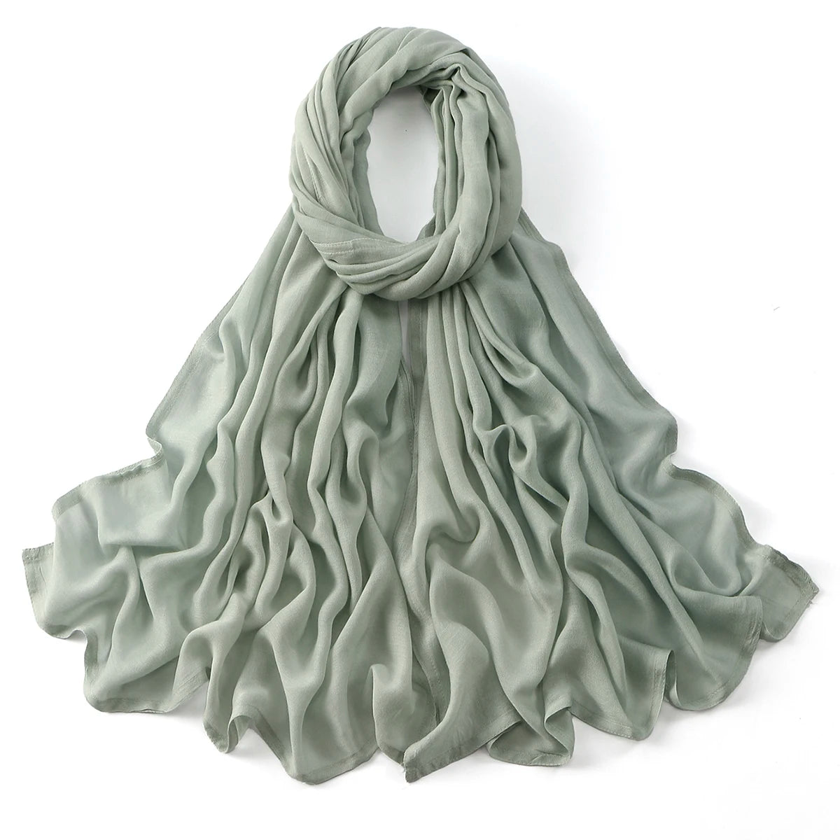 185*75cm Hijab Thin Plain Scarf