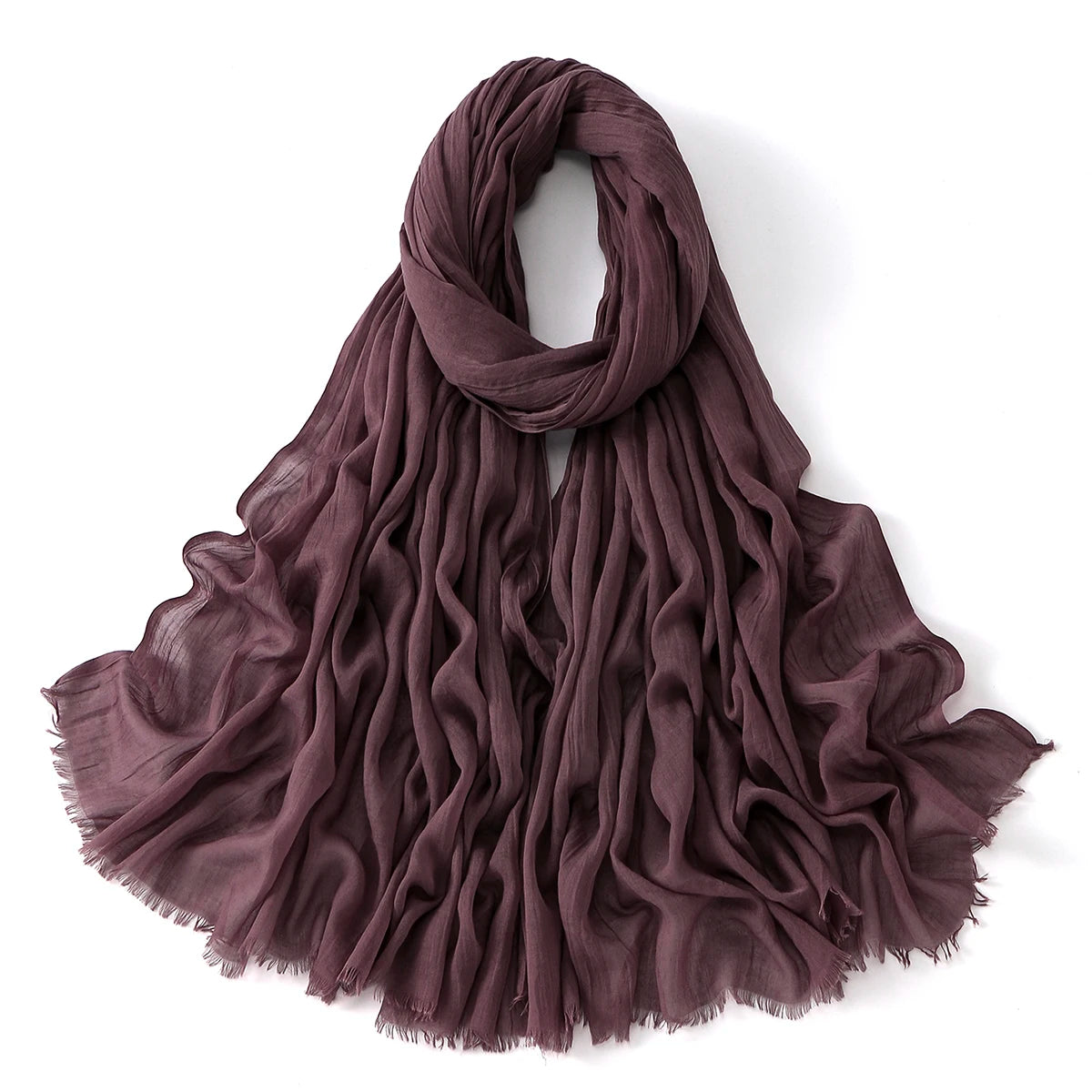 Cotton Rayon Hijab Solid Color