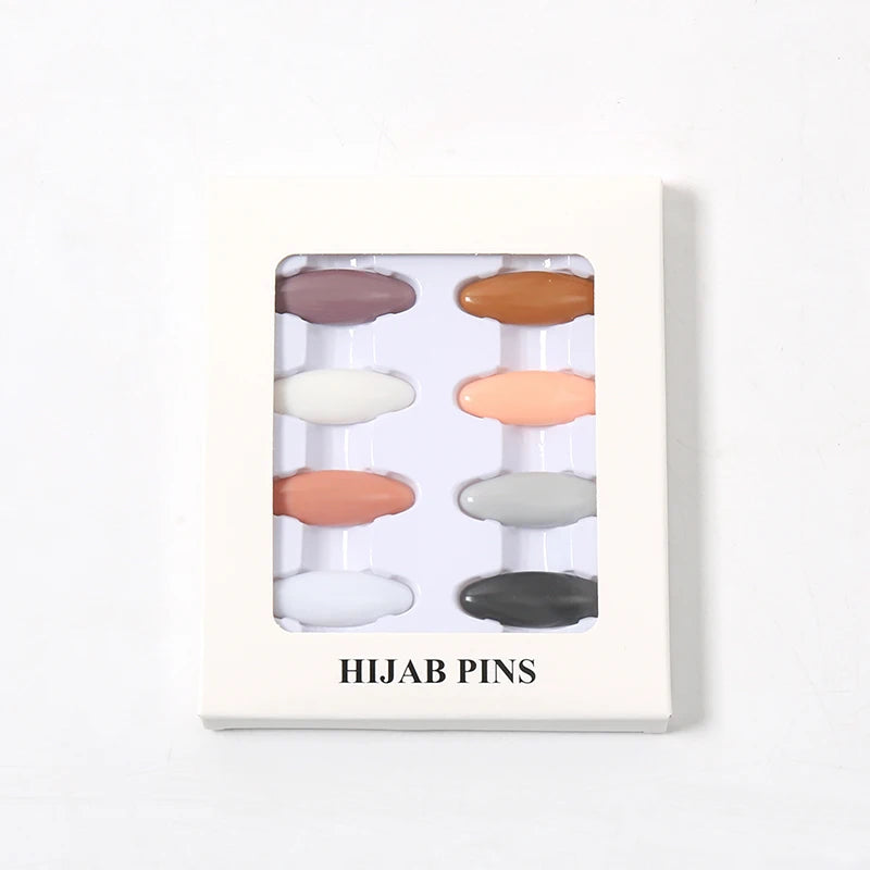 8PCS Plastic Safety Hijabs Pins