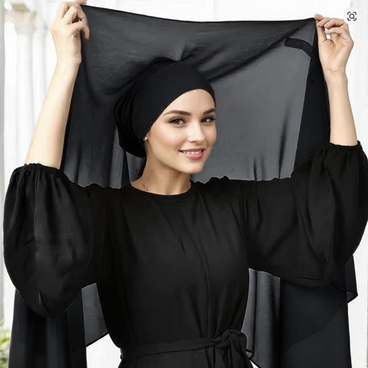 Instant Hijab with Built-in Magnets - Easy Wear