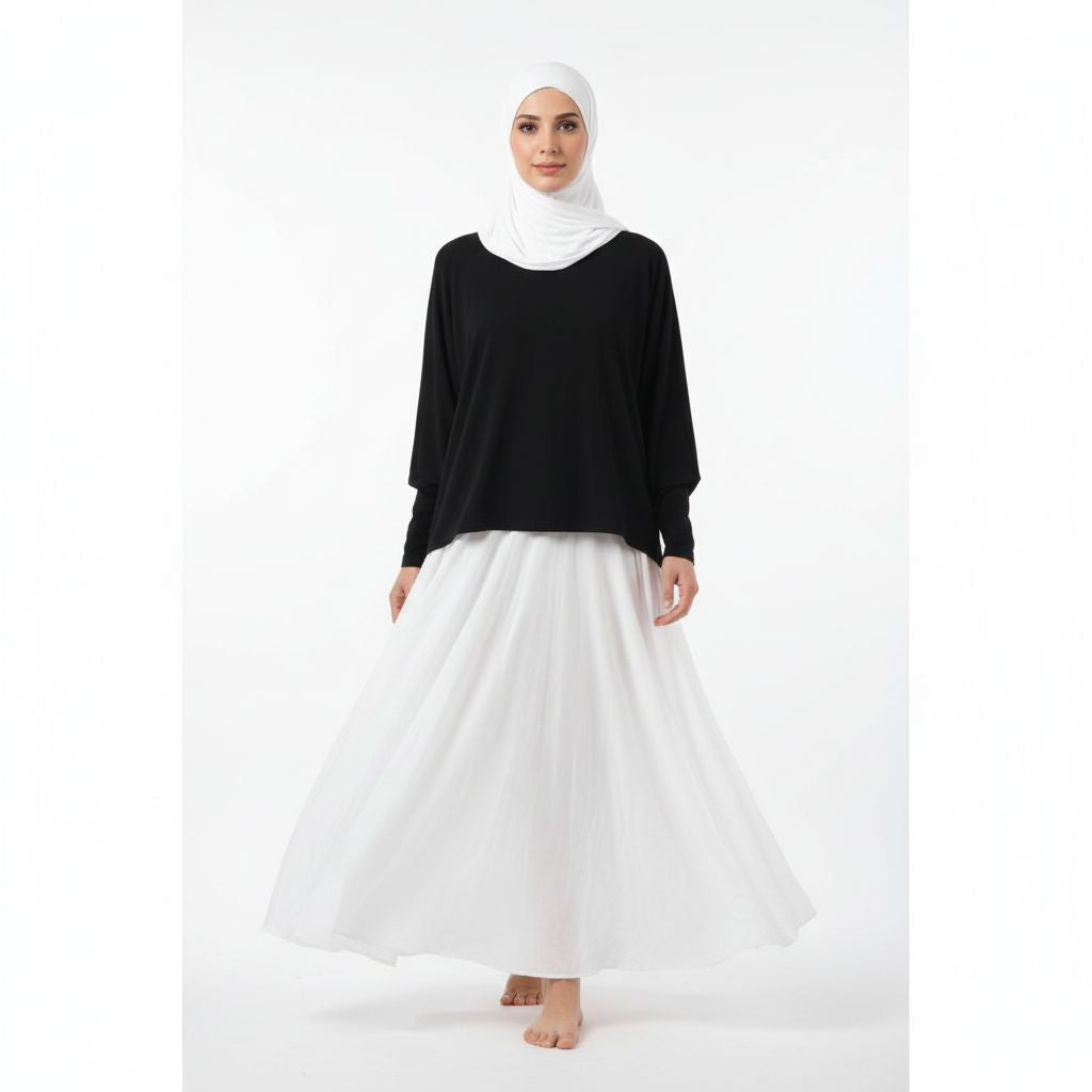 Summer Elegant High-Waist Linen Skirt