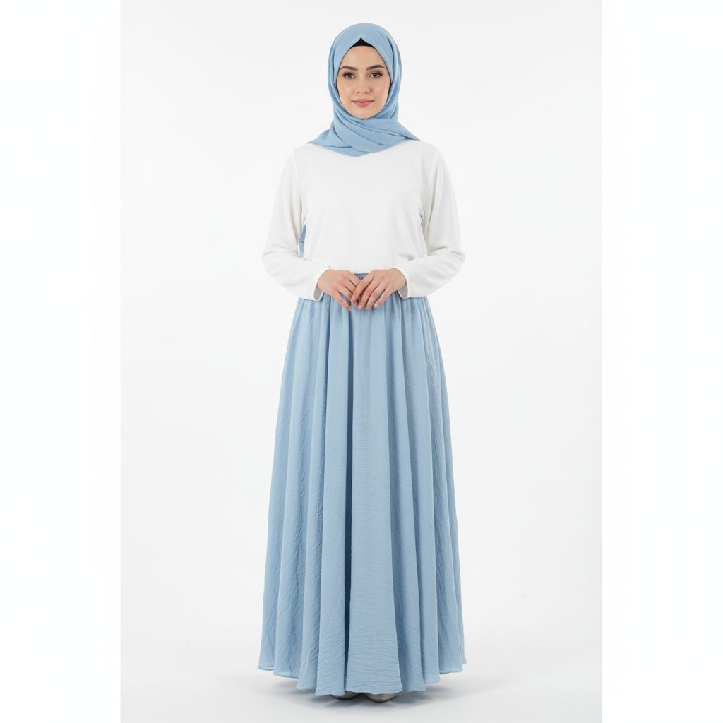 Summer Elegant High-Waist Linen Skirt