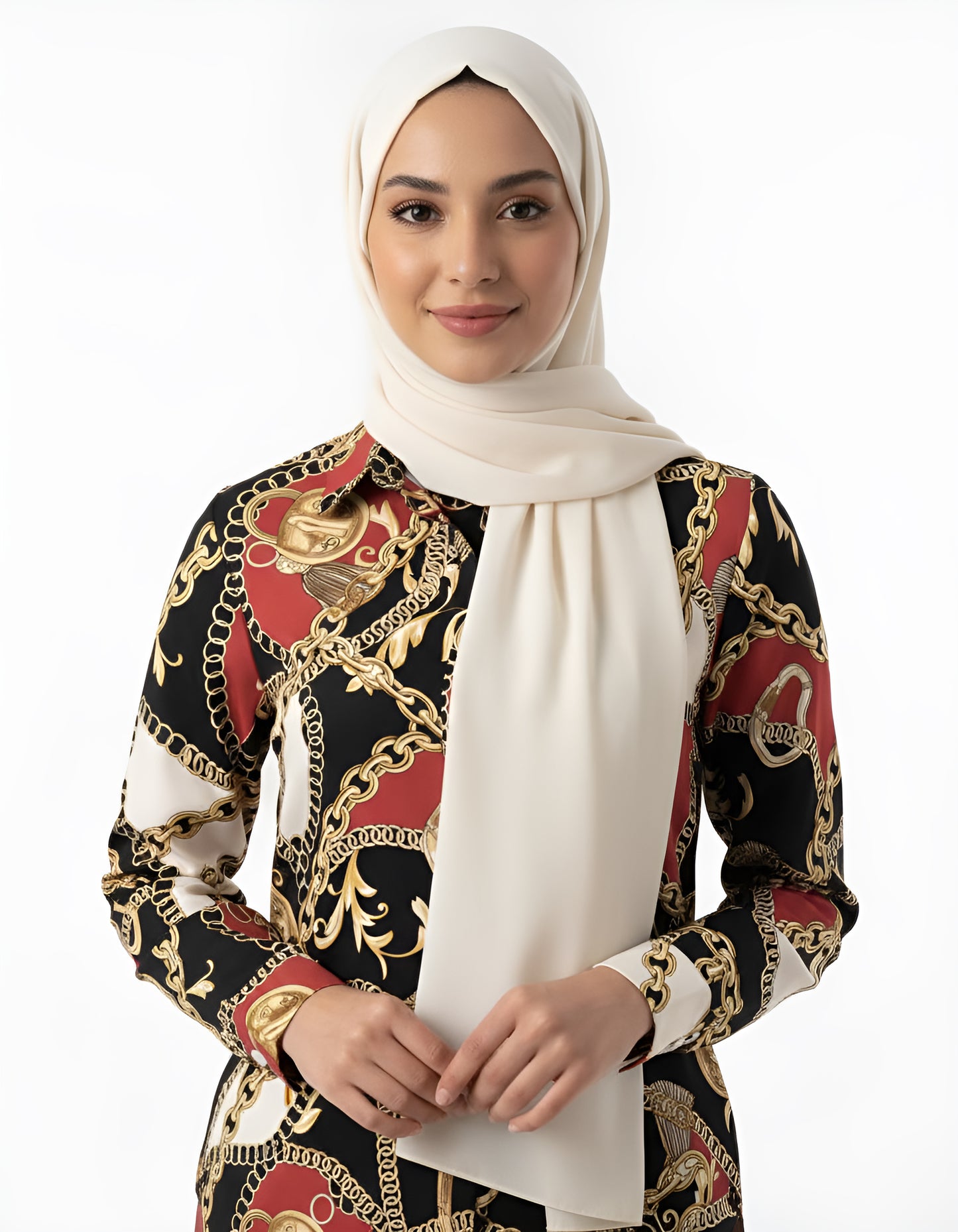 Trendy Women’s Printed Blouse