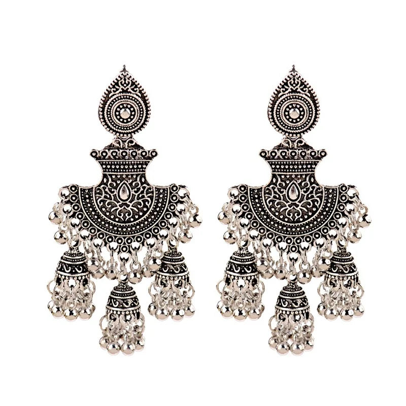 Earrings Indian Jewelry Gold Color