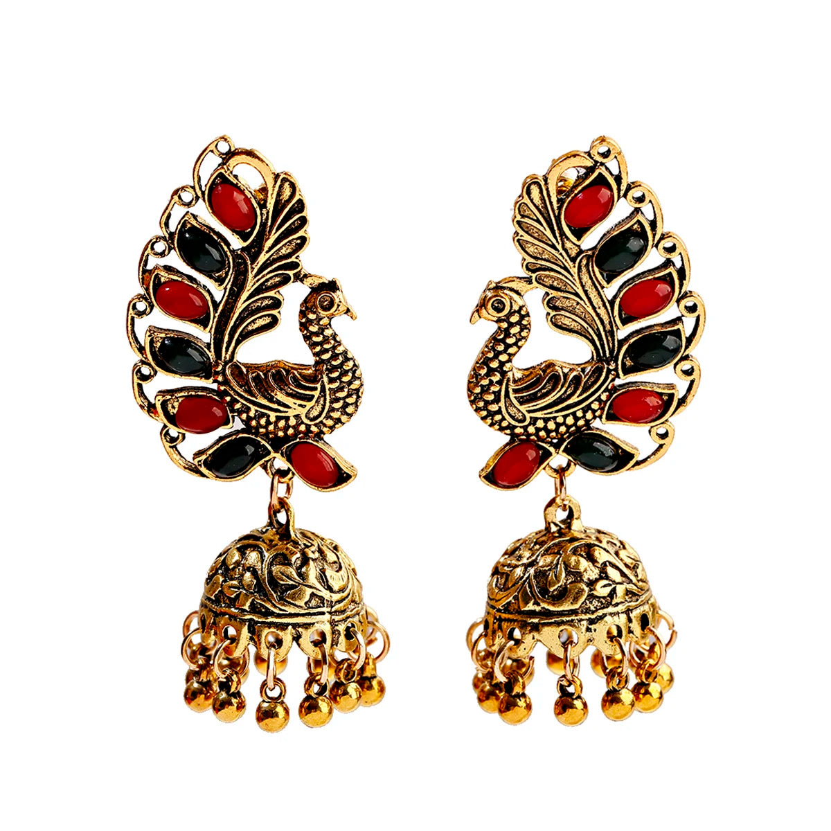 Earrings Indian Jewelry Gold Color