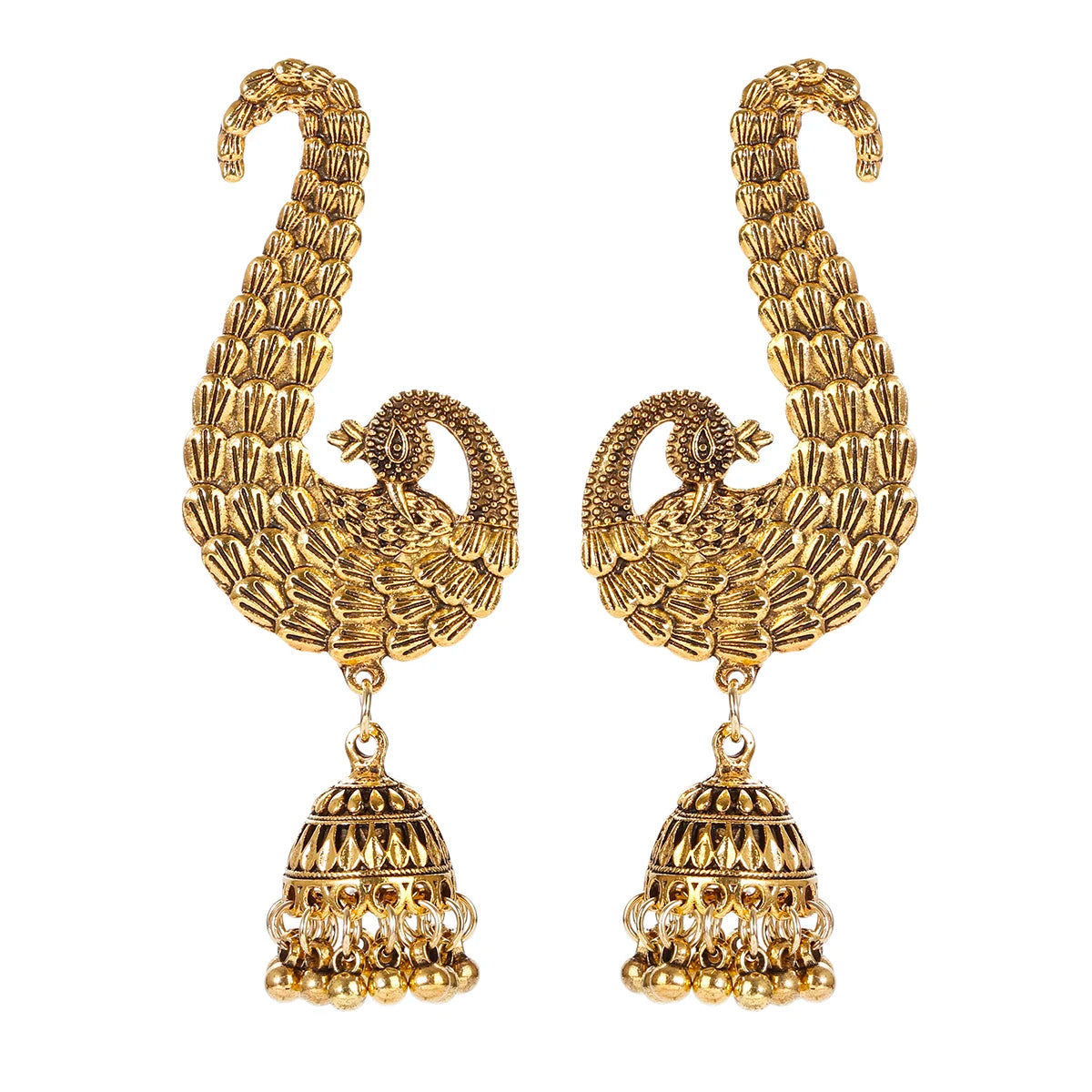 Earrings Indian Jewelry Gold Color