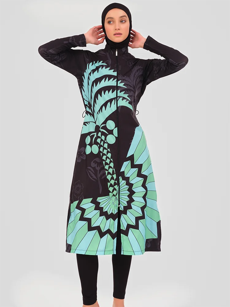 3PCS Long Burkini Set