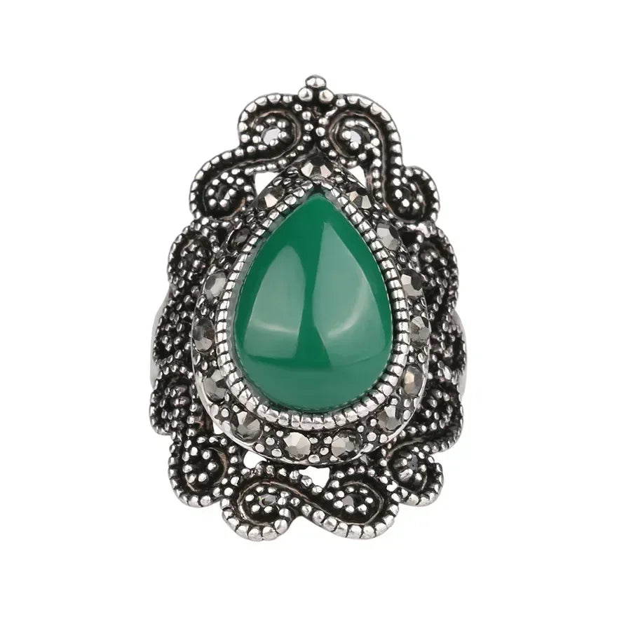 Vintage Middle Eastern Crystal Resin Turkish Jewelry Accessory