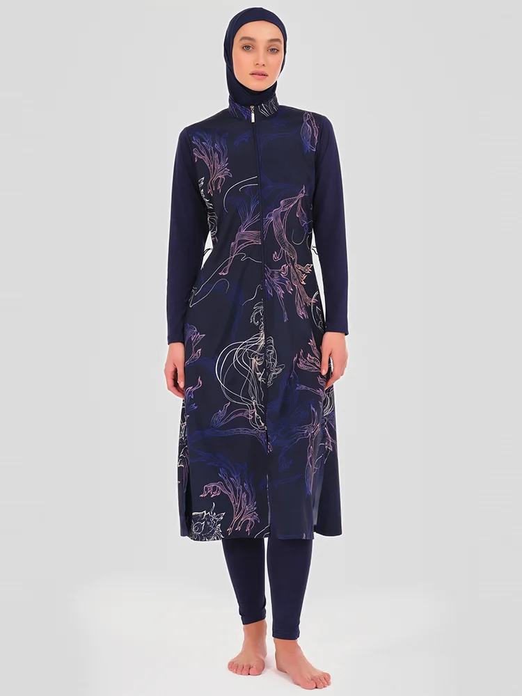 3PCS Long Burkini Set