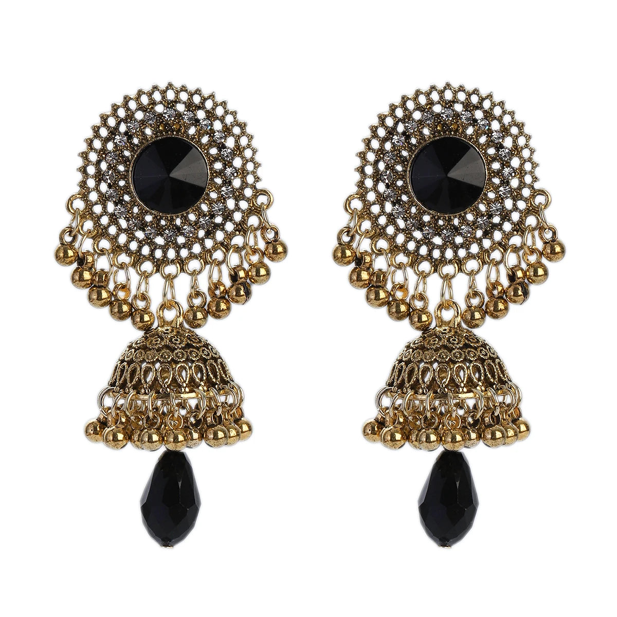 Earrings Indian Jewelry Gold Color