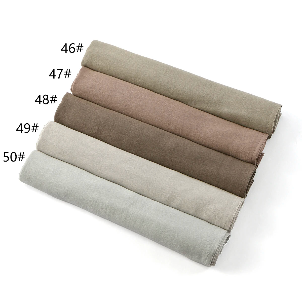 185*75cm Hijab Thin Plain Scarf