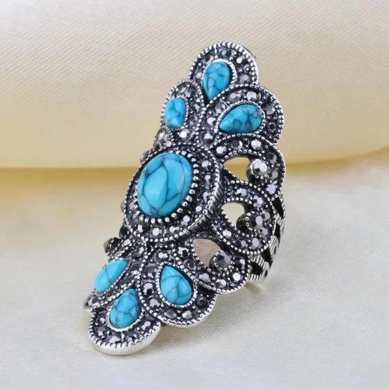 Vintage Middle Eastern Crystal Resin Turkish Jewelry Accessory