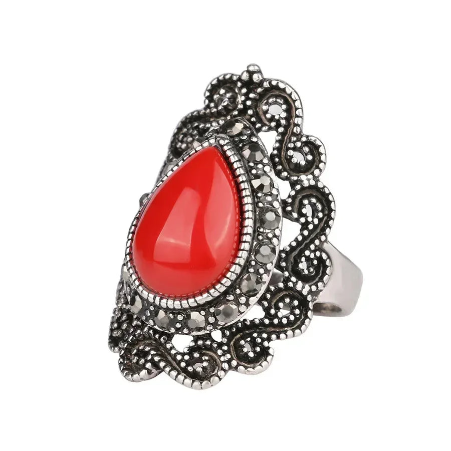 Vintage Middle Eastern Crystal Resin Turkish Jewelry Accessory