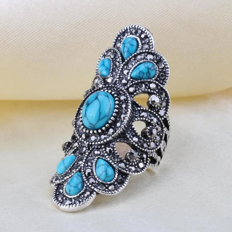 Vintage Middle Eastern Crystal Resin Turkish Jewelry Accessory