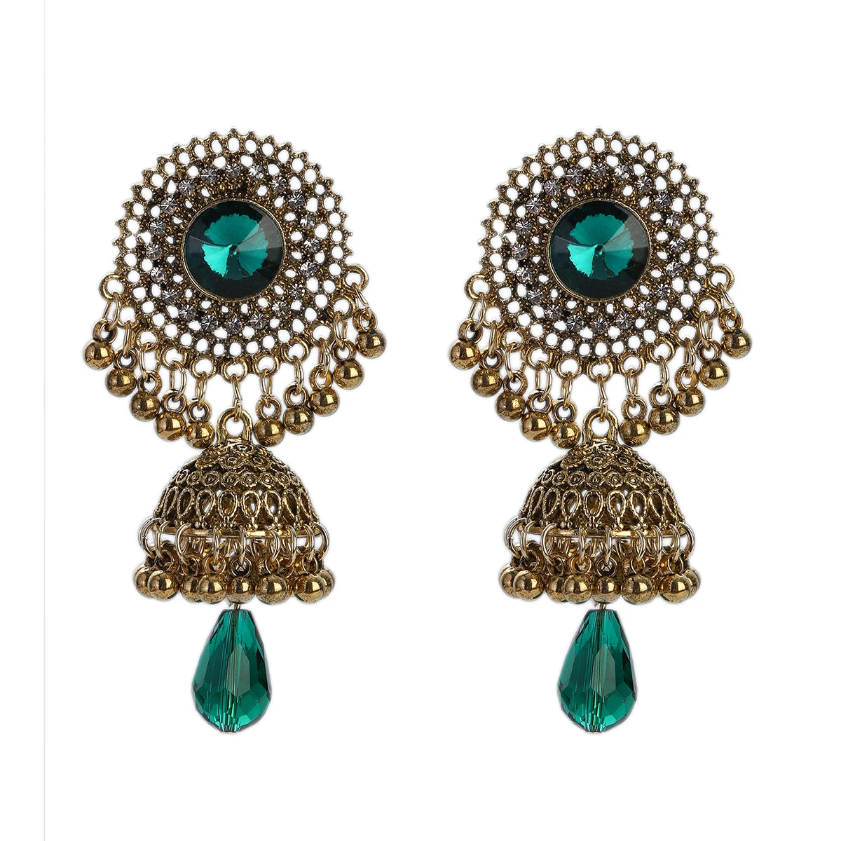 Earrings Indian Jewelry Gold Color