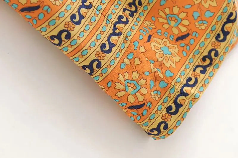 2026 Boho Printed Kimono Cardigan