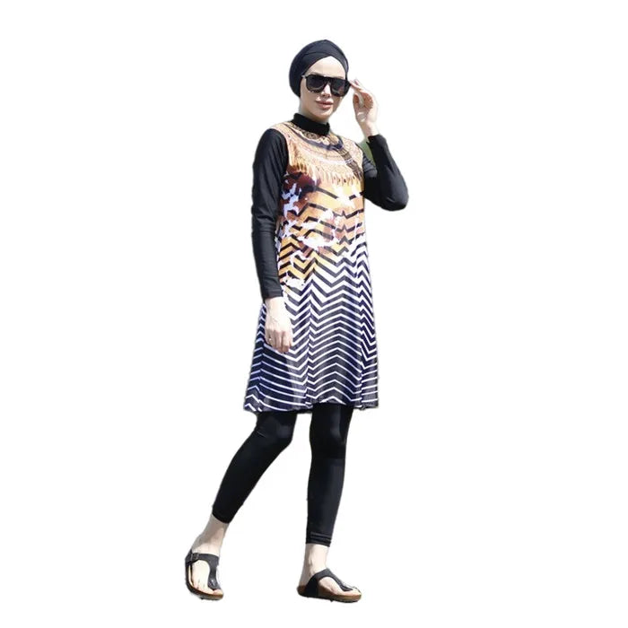 Islamic Full Cover Burkini Swimwear