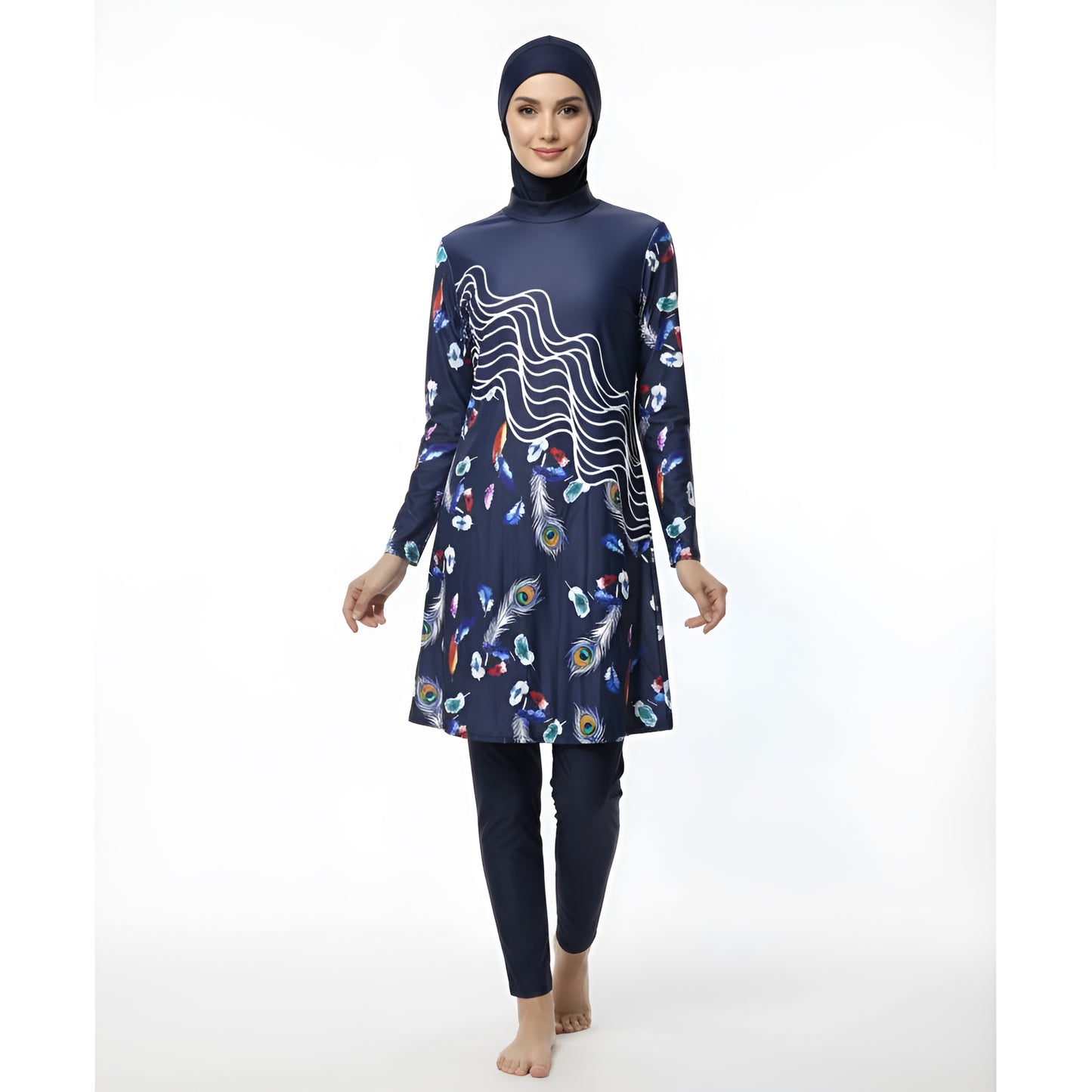 3/4PCS Burkini femmes Swimming Suit UPF50+