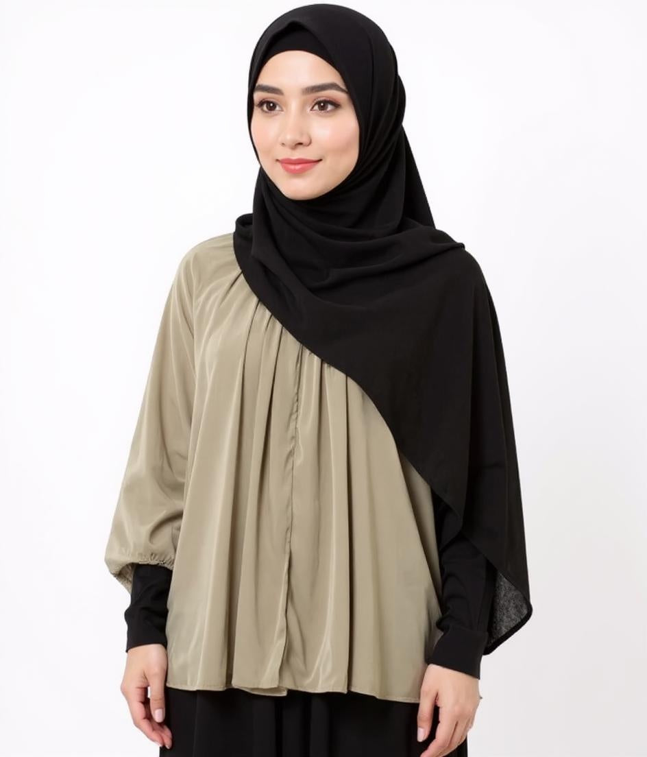 Lightweight spring casual Top with Zipper
