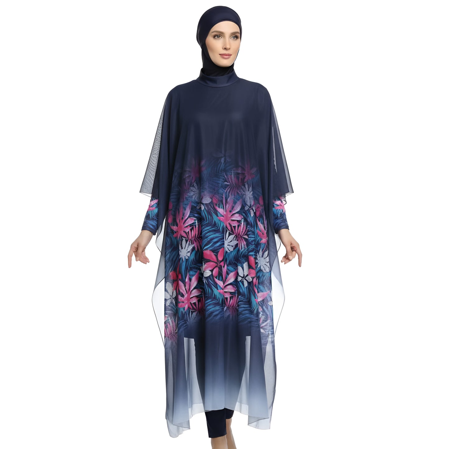 3/4PCS Burkini femmes Swimming Suit UPF50+