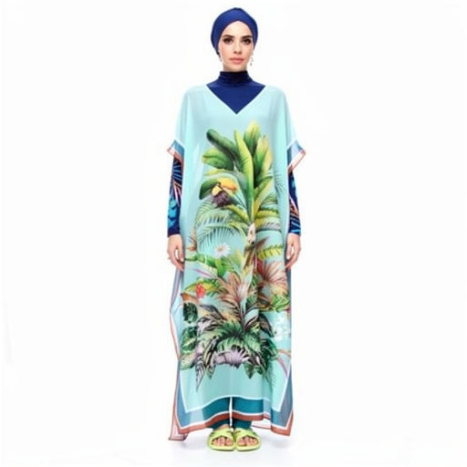 Islamic Full Cover Burkini Swimwear