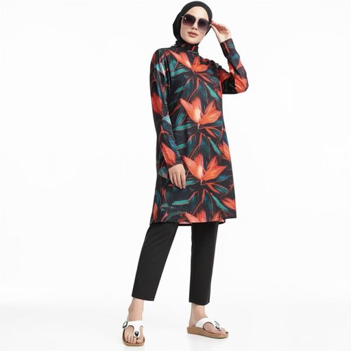 Islamic Full Cover Burkini Swimwear